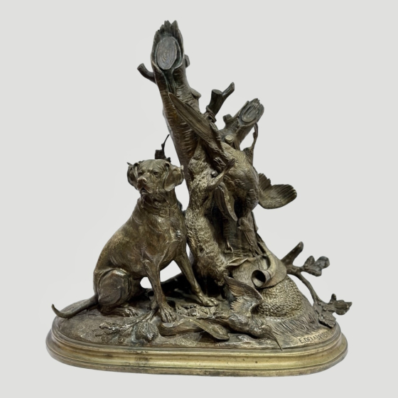 Охотничьи трофеи, Франция, кон. XIX века, Э. Делабриер 